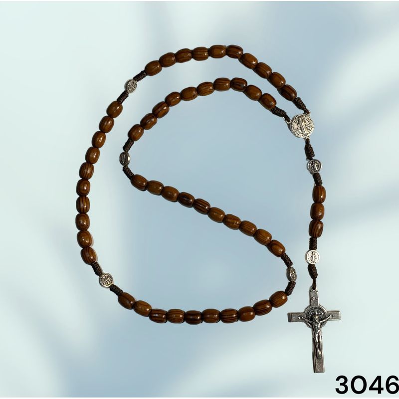 GENERICO - Rosario de madera Italiano San Benito