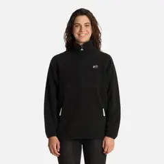 HAKA HONU - Polerón Mujer Fogon Negro