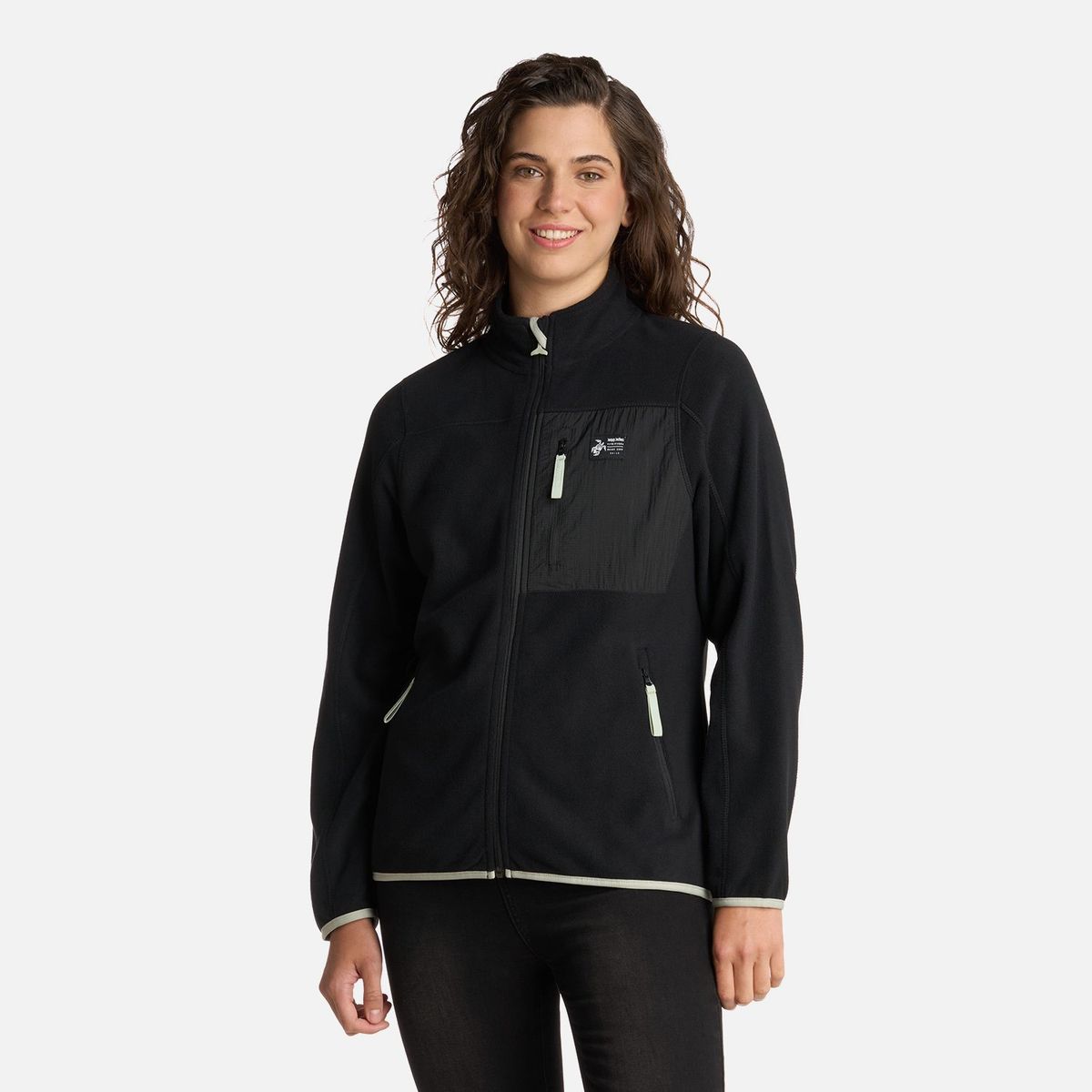 HAKA HONU - Polerón Mujer Ruil Negro Haka Honu