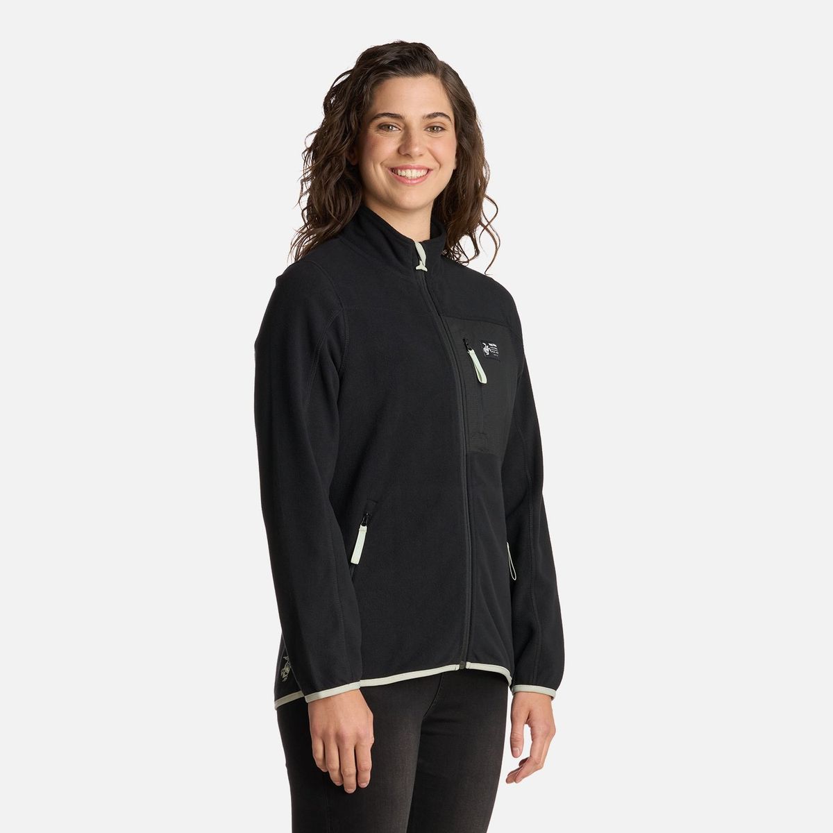 HAKA HONU - Polerón Mujer Ruil Negro Haka Honu