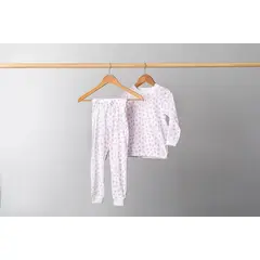 PIMMALU - Pijama Largo Niña Print Estrellas Algodón Pima Peruano