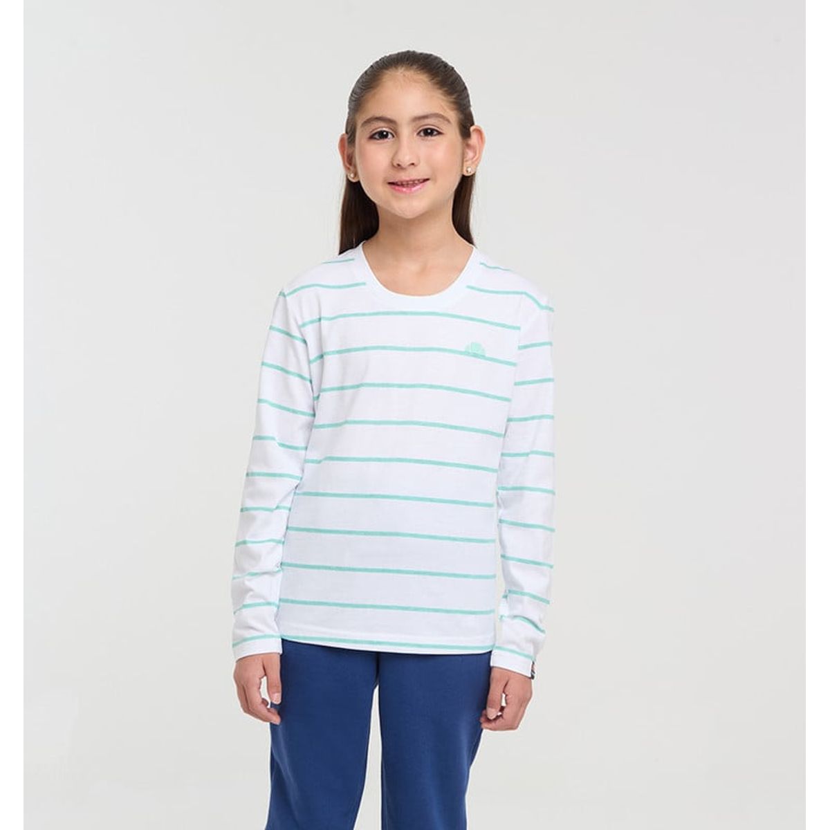 ELLESSE - POLERA NIÑA ELLESSE NARA RAYAS/VERDE