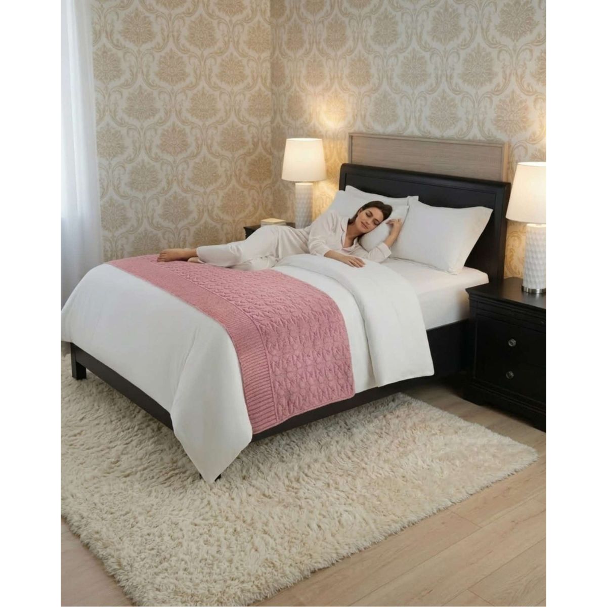 GENERICO - Bufanda de Cama Plush Premium Confort Termico