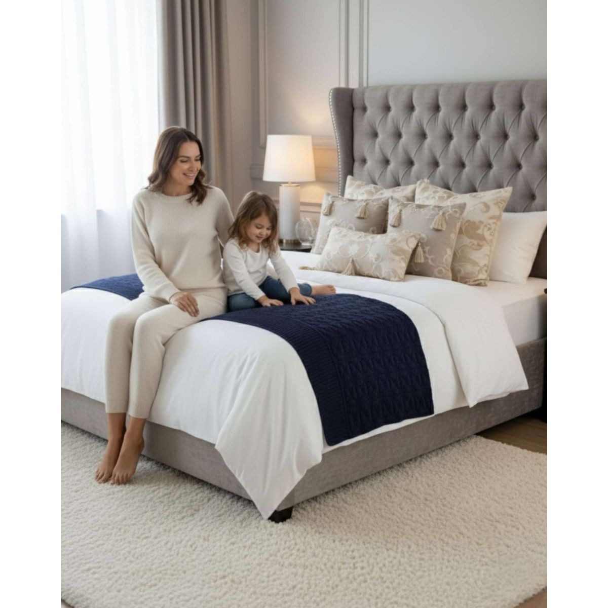 GENERICO - Bufanda de Cama Plush Premium Confort Termico