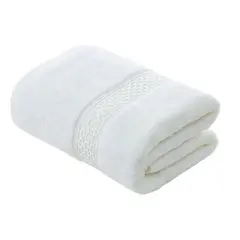 GENERICO - Toalla de Baño Cuerpo Blanca 100% Algodon Gruesa