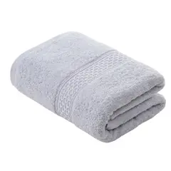 GENERICO - Toalla de Baño Cuerpo Gris100% Algodon Gruesa