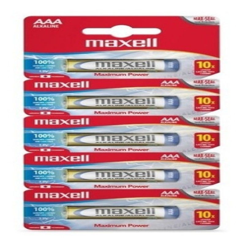 GENERICO - Pila Alcalina Maxell Aaa 5 Unidades