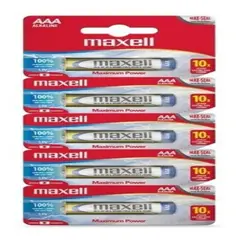 GENERICO - Pila Alcalina Maxell Aaa 5 Unidades
