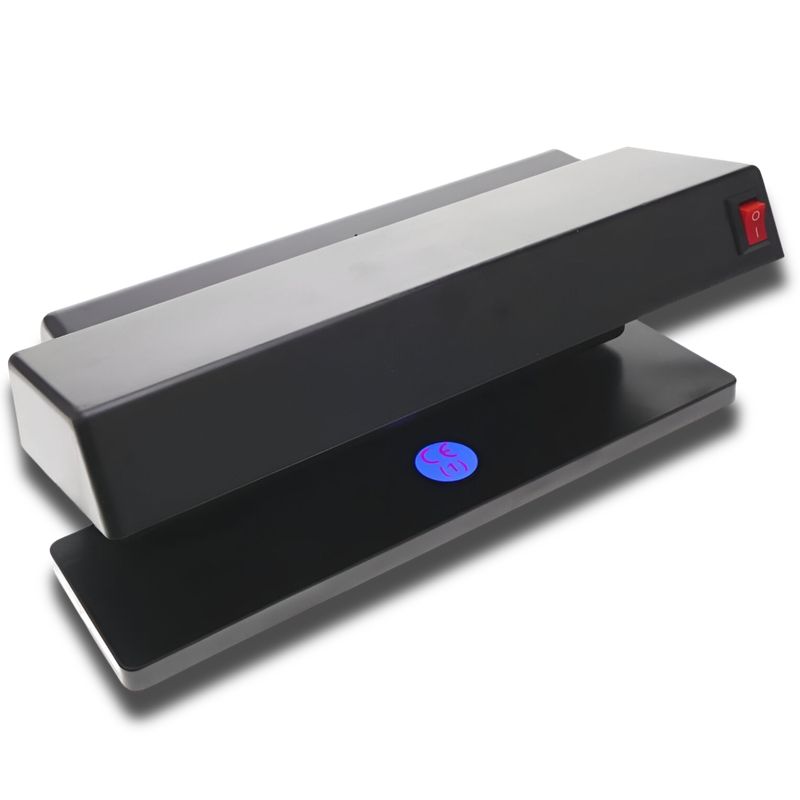 ULTRA - Detector De Billetes Falsos Deluxe Doble Luz Ultra Violeta - Negro