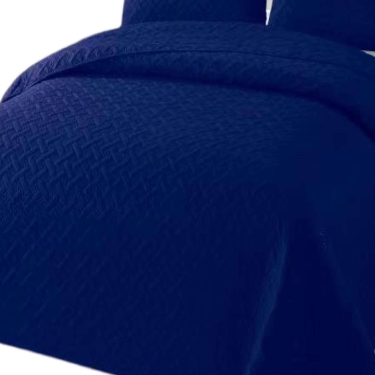 GENERICO - COBERTOR COLCHAS QUILT DE VERANO KING  AZUL MARINO