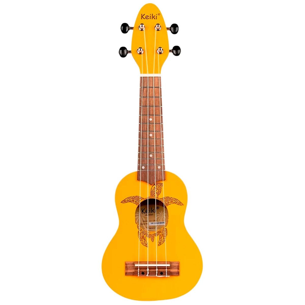 UKELELE - Ukelele Sopranino Keiki By Ortega Diseño Tortuga Naranjo