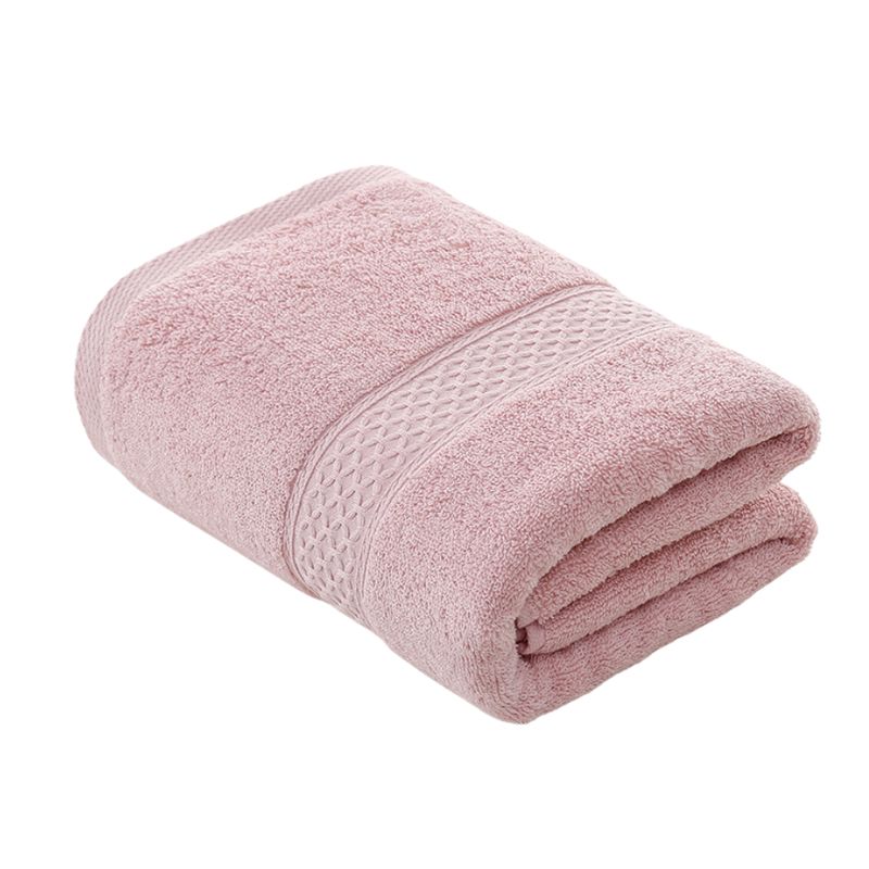 GENERICO - Toalla de Baño Cuerpo Rosa 100% Algodon Gruesa