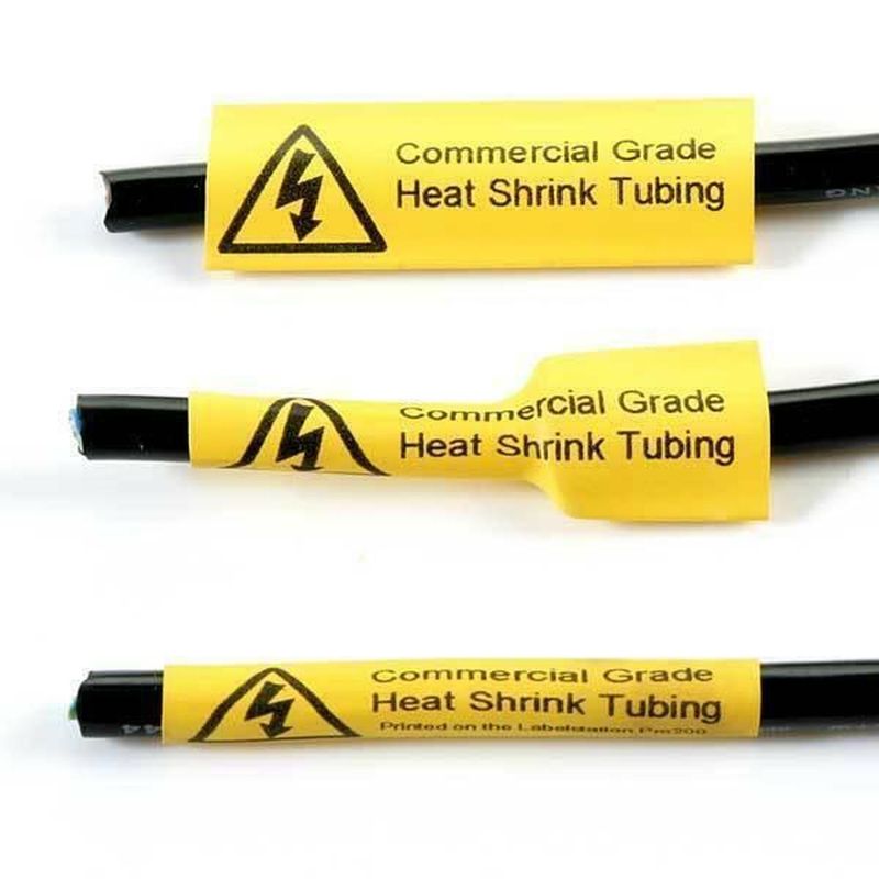 GENERICO - Cinta Termocontraible HSe-641 Para Rotuladora Brother Pt 17.7mm Termoretractil