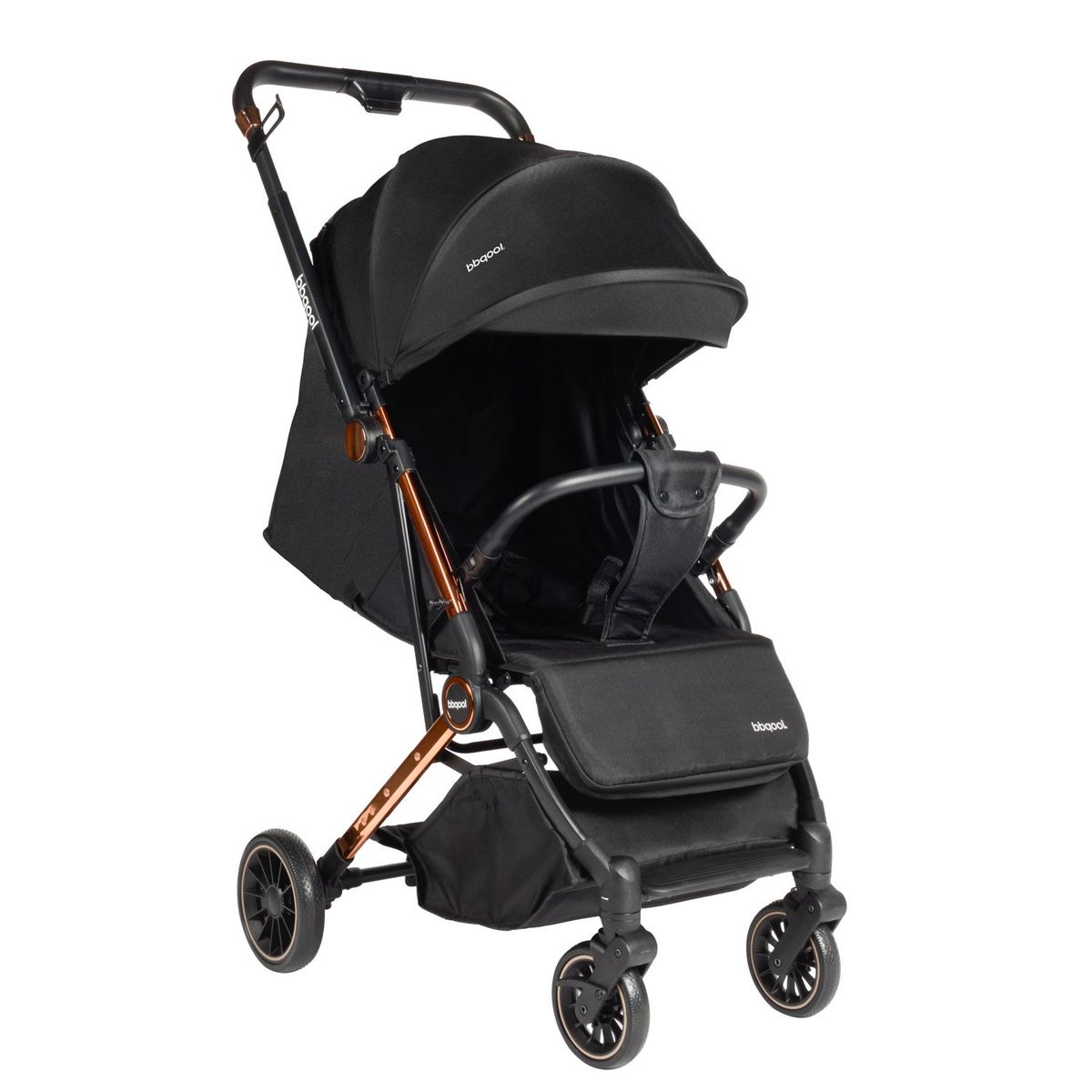 BBQOOL - Coche Maleta Compacto Reverse Cromado Gold