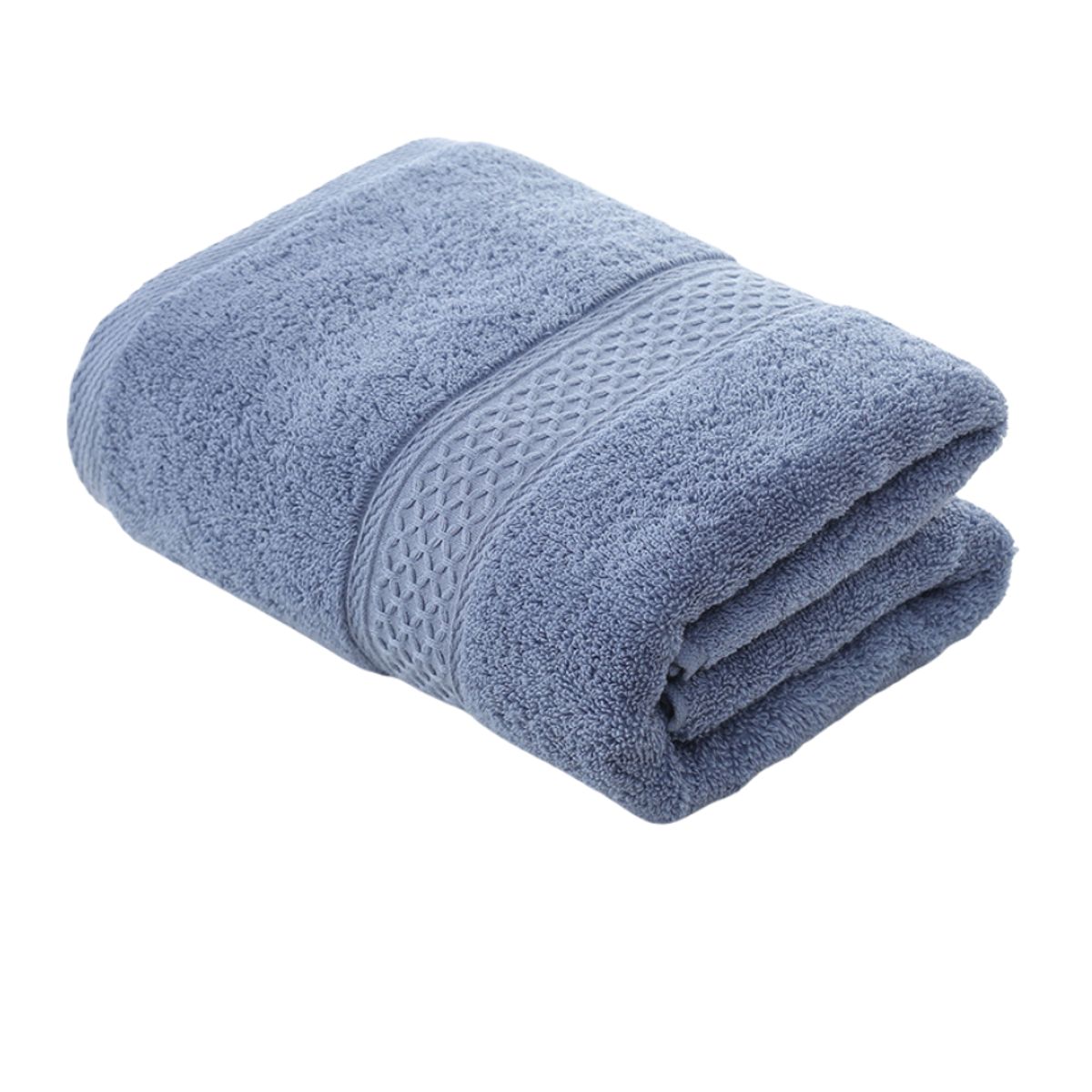 GENERICO - Toalla de Baño Cuerpo Azul 100% Algodon Gruesa