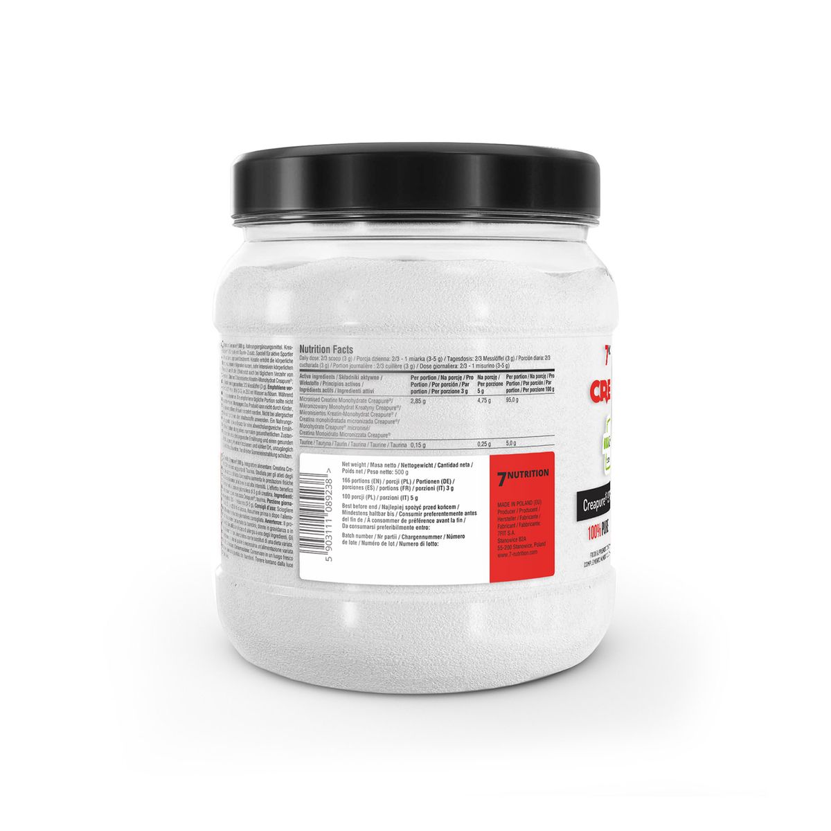 GENERICO - Creatine Creapure 500g - 7Nutrition