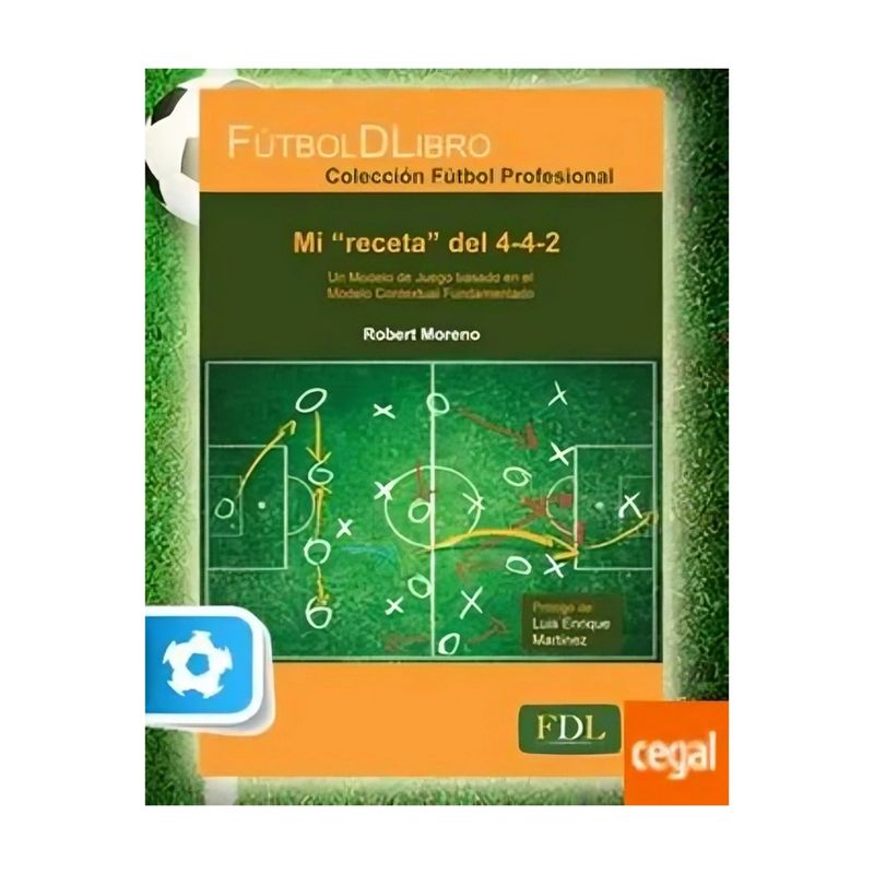 TOP10BOOKS - LIBRO MI RECETA DEL 4 4 2 / ROBERTO MORENO / FUTBOL DE LIBRO