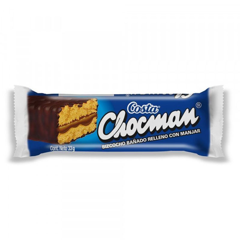 COSTA - Bizcocho Chocman 33 gr caja 32 uds