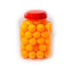 MUUK - Gruesa de Ping Pong Welstar 60 Unidades Naranjo