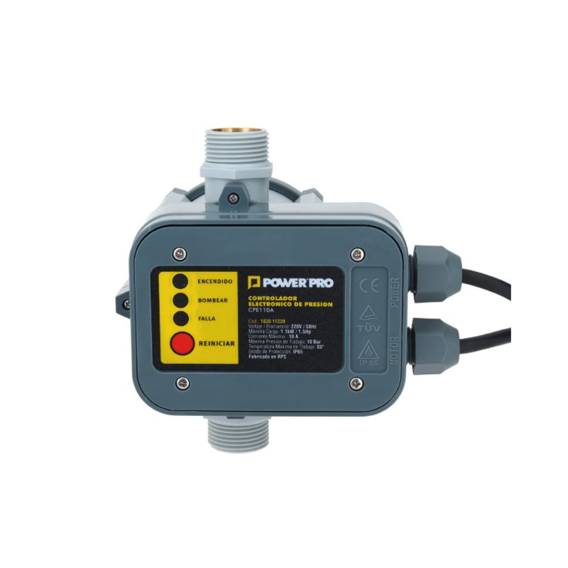 POWER PRO - Controlador Electrónico de Presión 1HP CPE110A Power Pro