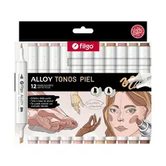 FILGO - Marcadores artísticos alloy Piel