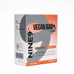 NINE9 BRANDS - Barras de Proteina Vegana NINE9 Bar Frutos Rojos - 5 unidades