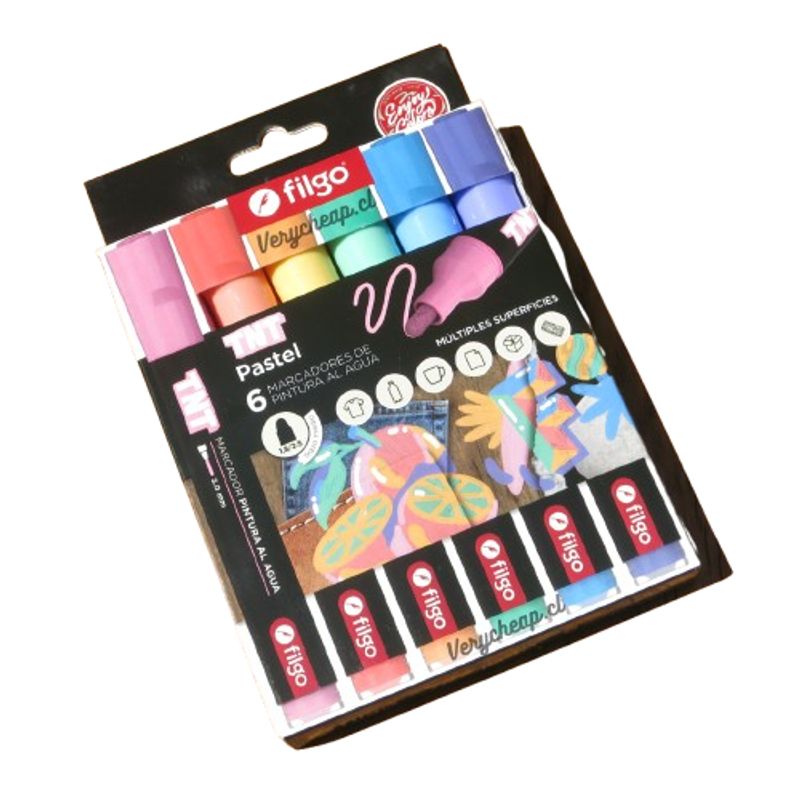 FILGO - Marcadores Filgo TNT 3.0 pastel