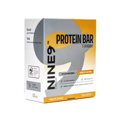 NINE9 BRANDS - Barras de Proteina Whey NINE9 Bar Salted Caramel - 5 unidades