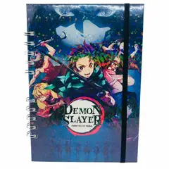 GENERICO - Cuaderno A5 70 Hojas de Puntos Demon Slayer