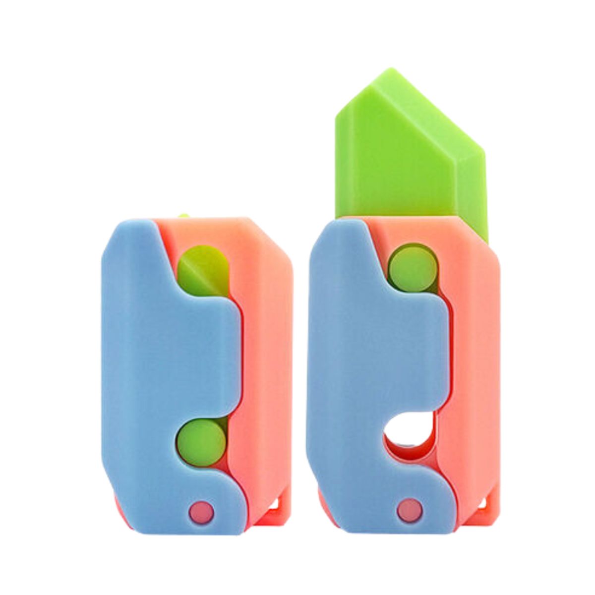 GENERICO - Minicuchillo Retractil-cuchillo Fidget Gravity tiktok Toy