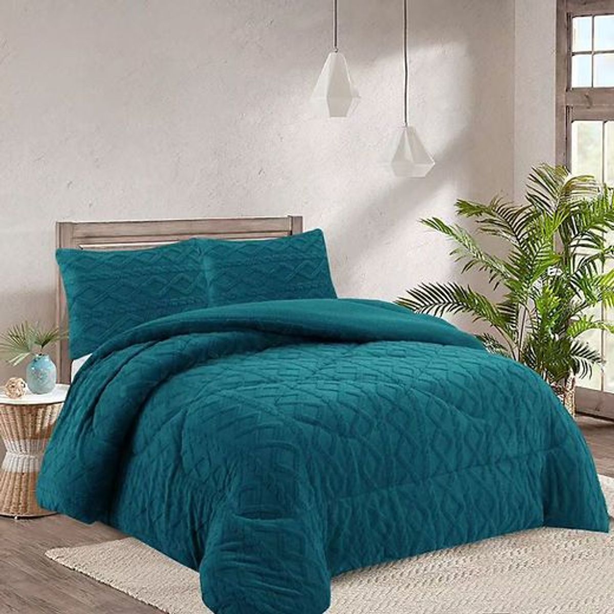 GENERICO - Cobertor Chiporro trenzado invierno 1.5 Plaza