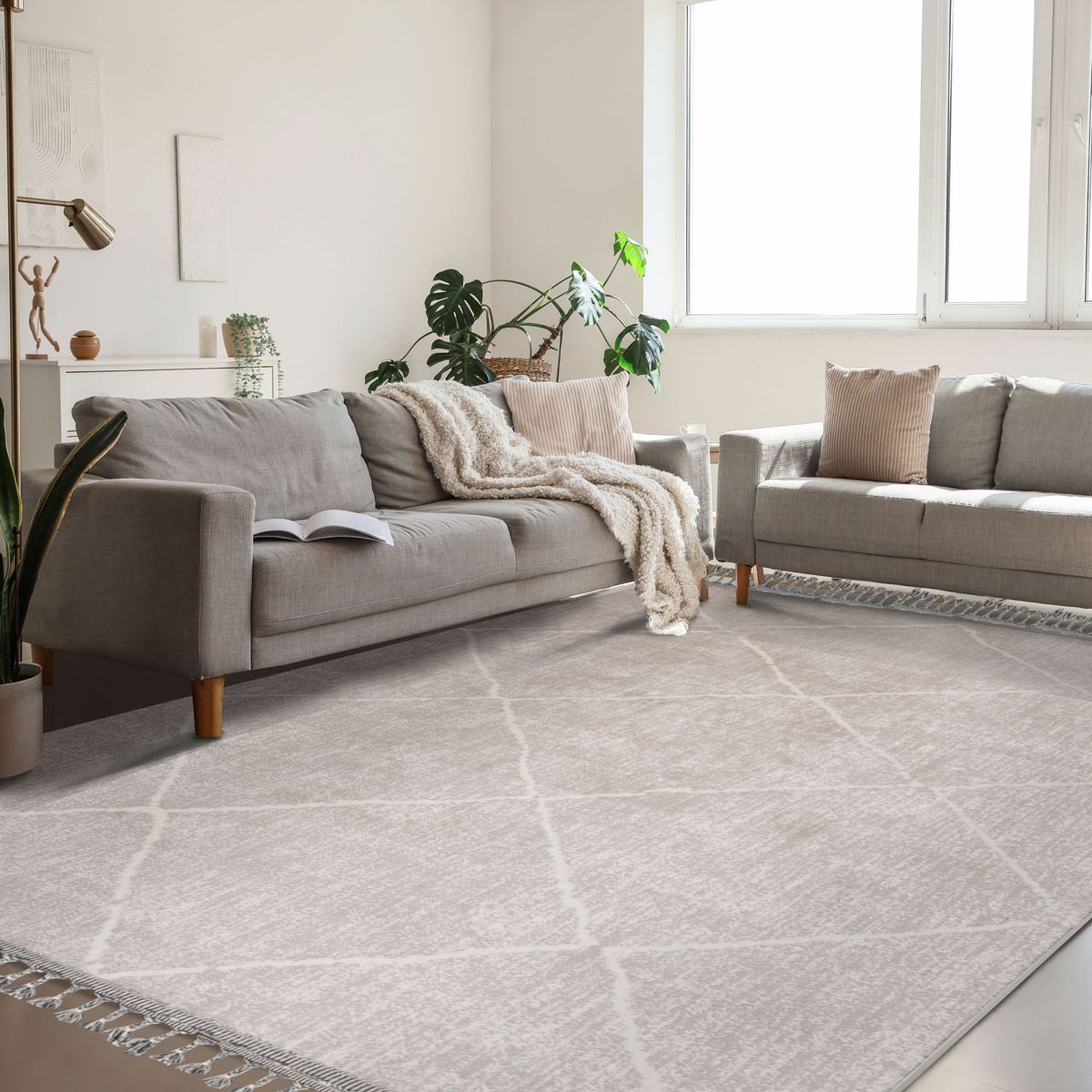 DIB - Alfombra Noruega 200X290 B246A Grey