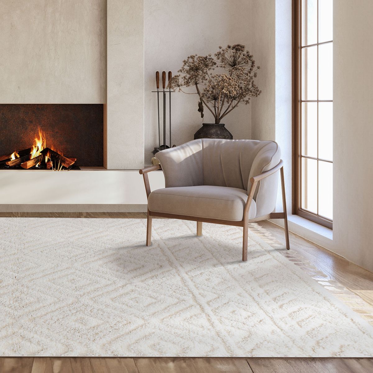 DIB - Alfombra Otawa 160X230 C801A Cream