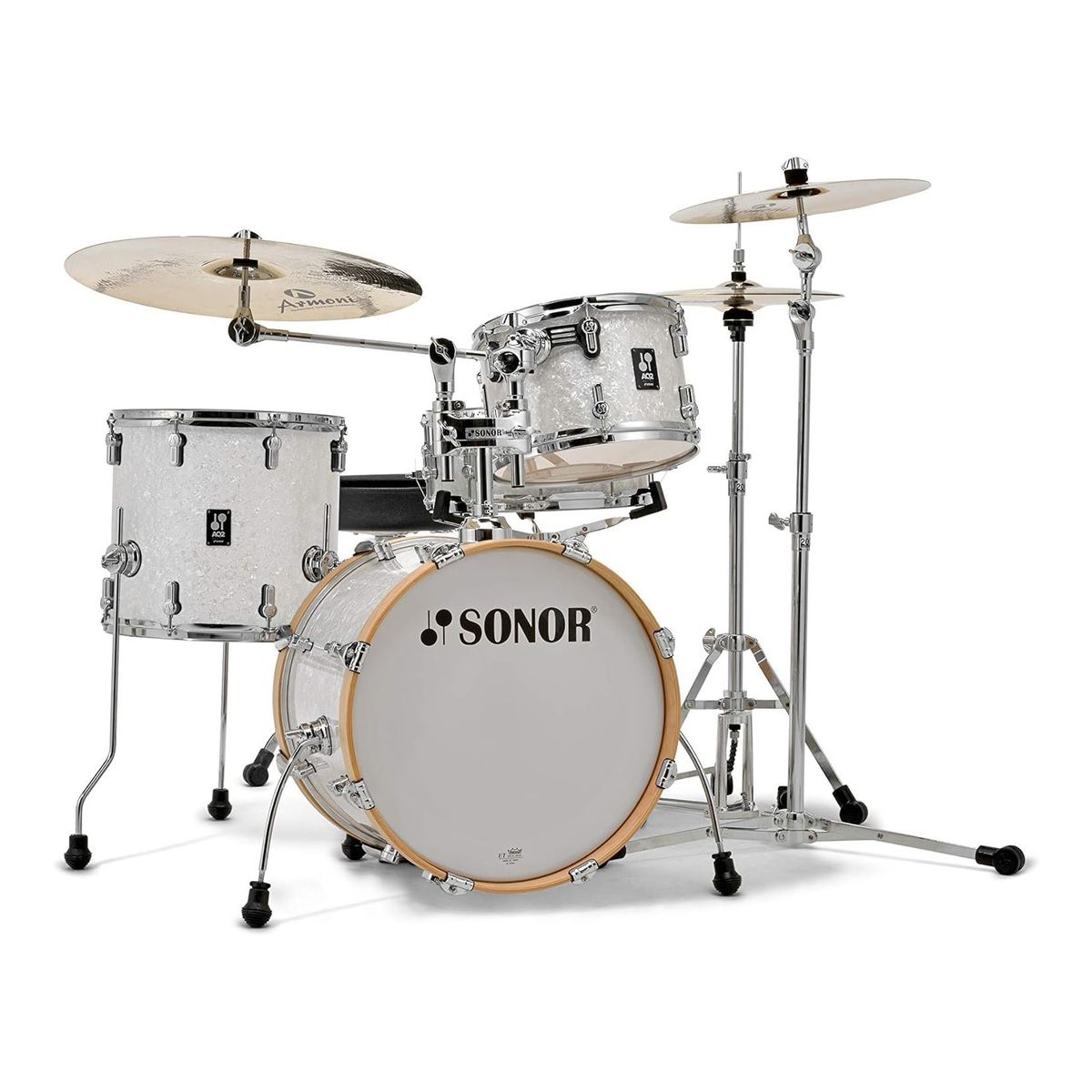 SONOR - Bateria Shellpack Aq2 Bop Shell Set Whp Sonor