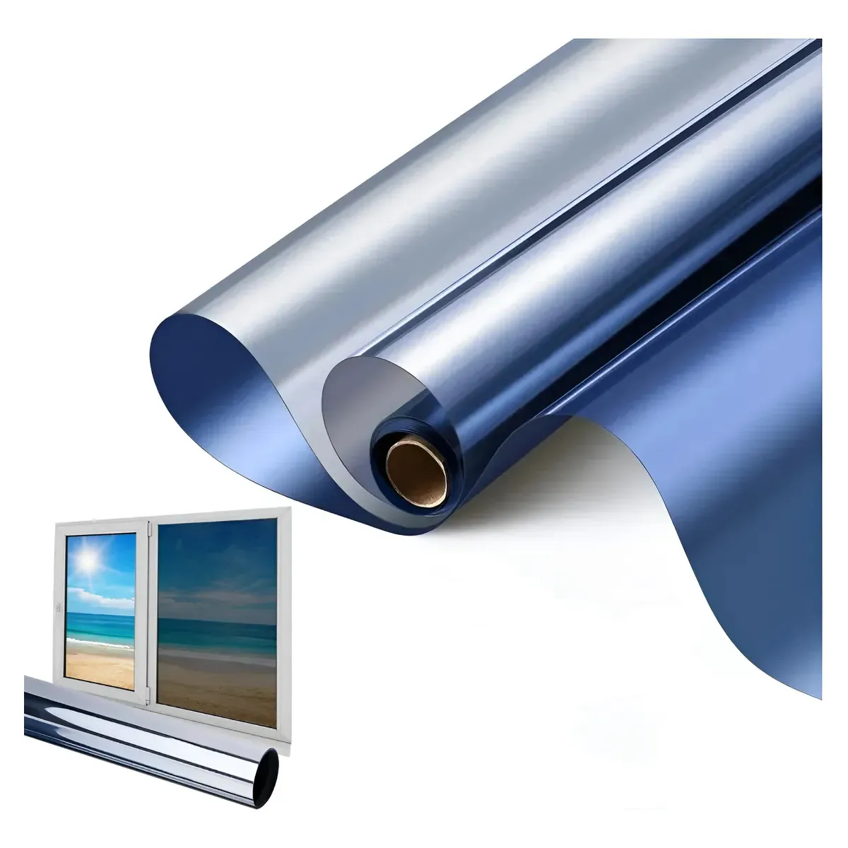 KUANGYE - Lamina Film Polarizado Espejo Silver15% Profesional 152x1 M