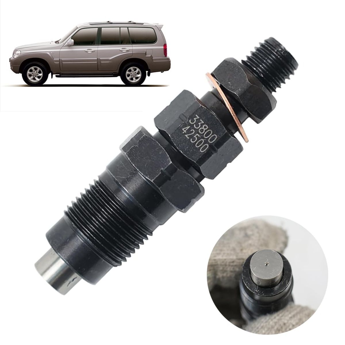 KUANGYE - Inyector Para Hyundai Porter 04-10 H1 H100 Terracan 2.5 D4bh