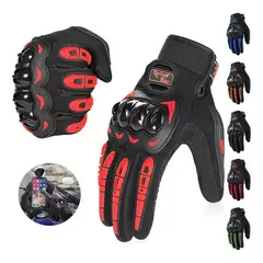 TIOZONEY - Guantes De Proteccion Anti Derrape Pantalla Táctil Para Moto