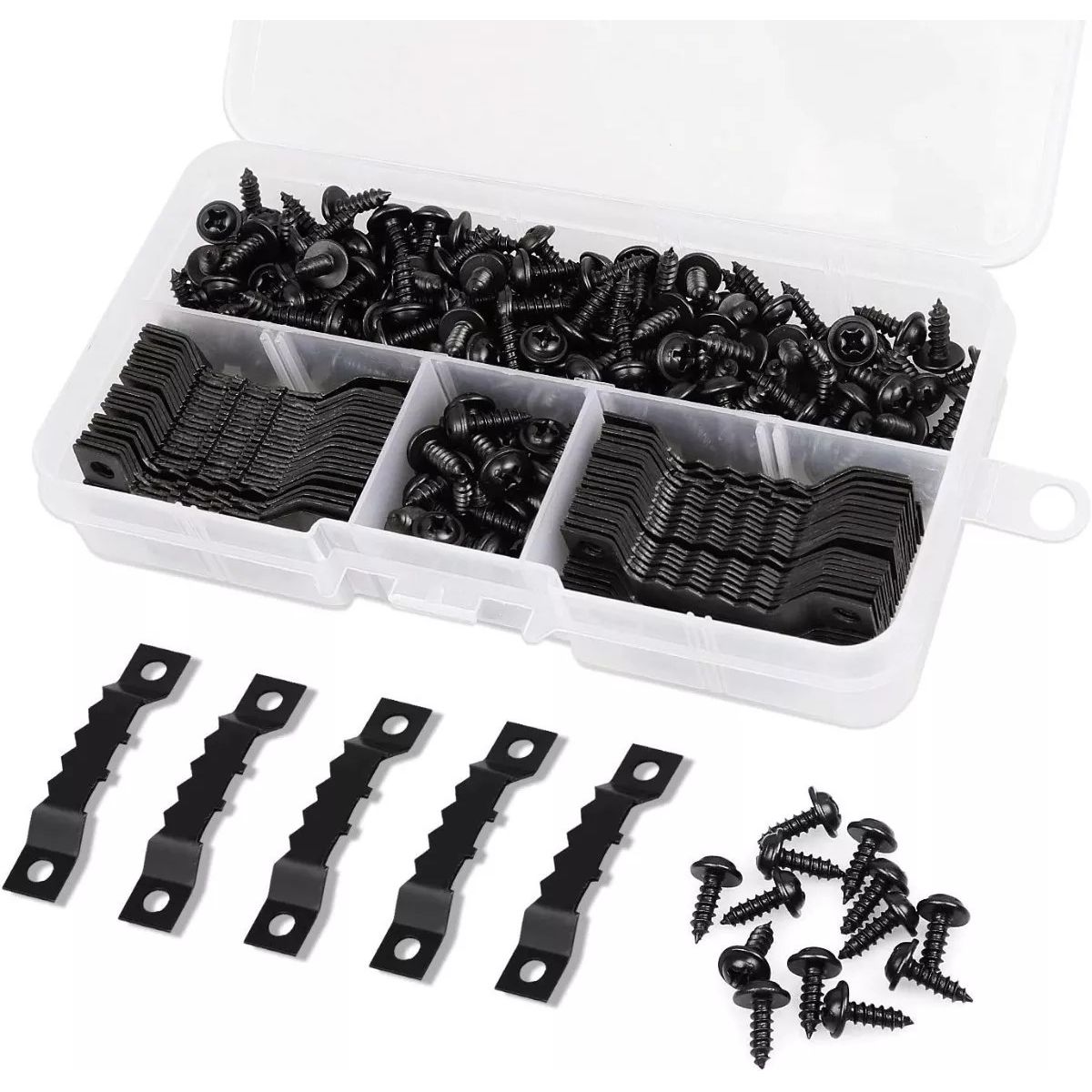 KUANGYE - 100 Piezas Gancho De Diente De Sierra Accesorios Suspensión