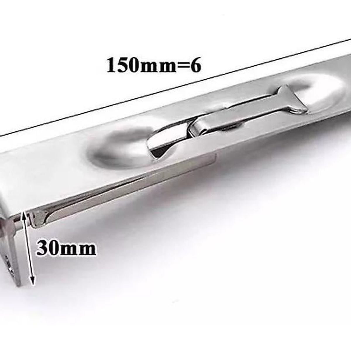 KUANGYE - Picaporte 6 Pulgadas Acero Inoxidable, Perno De Puerta