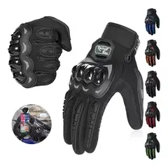 TIOZONEY - Guantes De Proteccion Anti Derrape Pantalla Táctil Para Moto