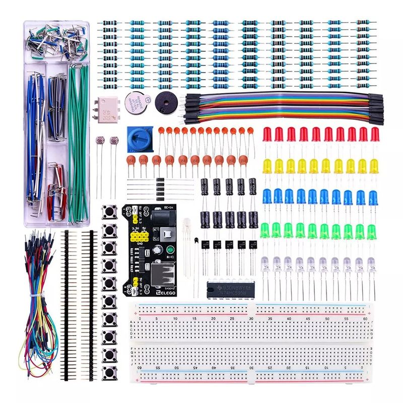 KUANGYE - Kit 830 Puntos De Conexión Componentes Electronicos