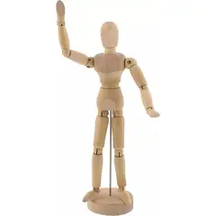 KUANGYE - Figura Humana 30 Cm Madera Maniquí Muñeco Para Arte Dibujo