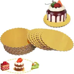 KUANGYE - Set 12 Bandeja Base Redonda Torta Pastel Carton 30 Cm