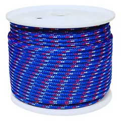 GENERICO - Cordel Cuerda Perlon Trenzado 4 Mm 100 Metros Ferretools