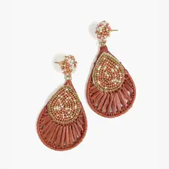 LOUNGE - Aros Mujer Gota Rafia