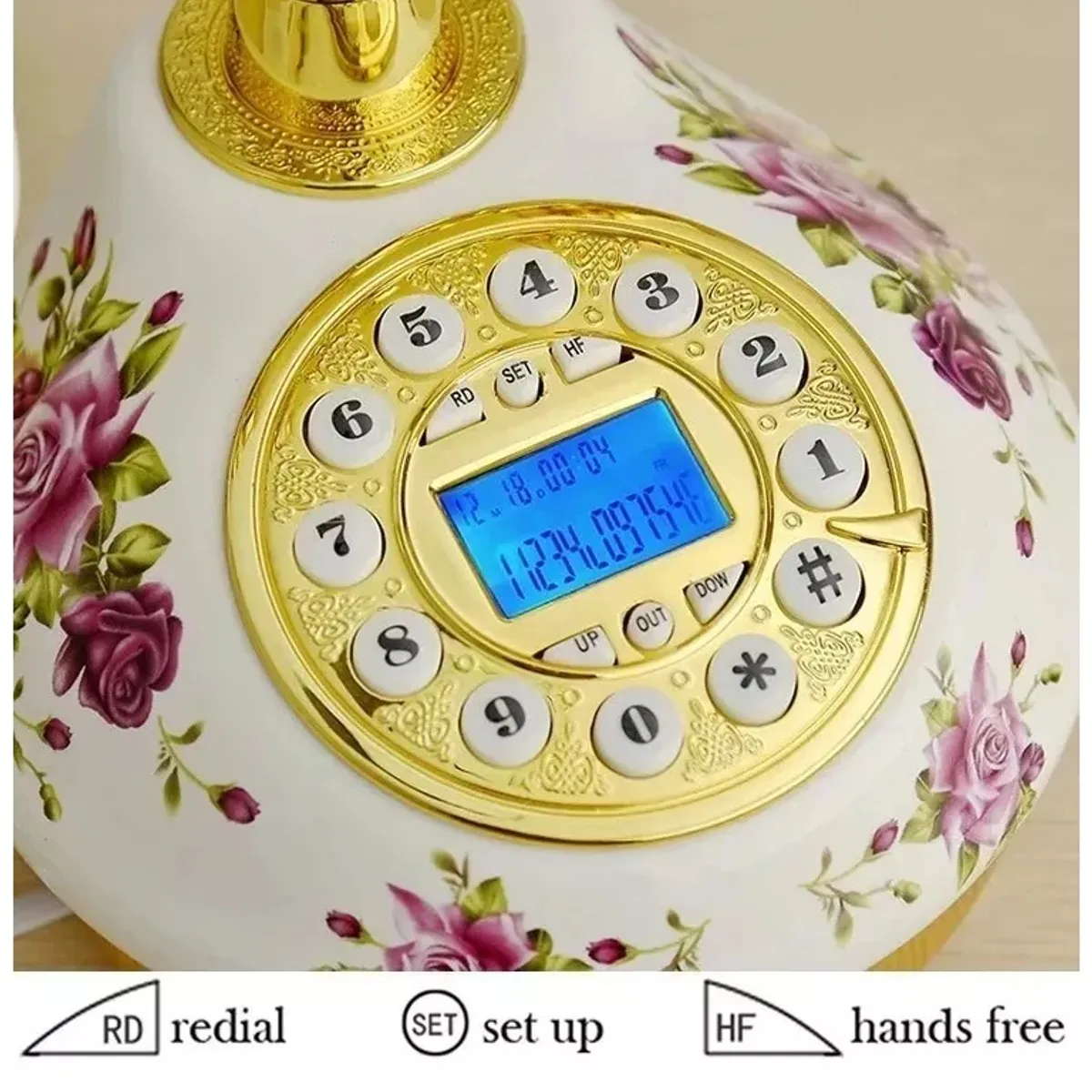 GENERICO - TELEFONO RED FIJA DE CERAMICA PARA EL HOGAR