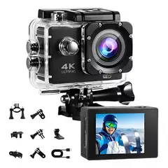MUNDO MAGIA - Cámara Deportiva Go Pro 4k Sports Ultra Hd Dv Profesional
