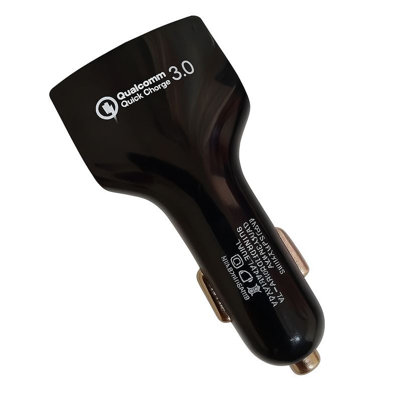 GENERICO - Cargador Carga Rapida Auto 4 puertos USB