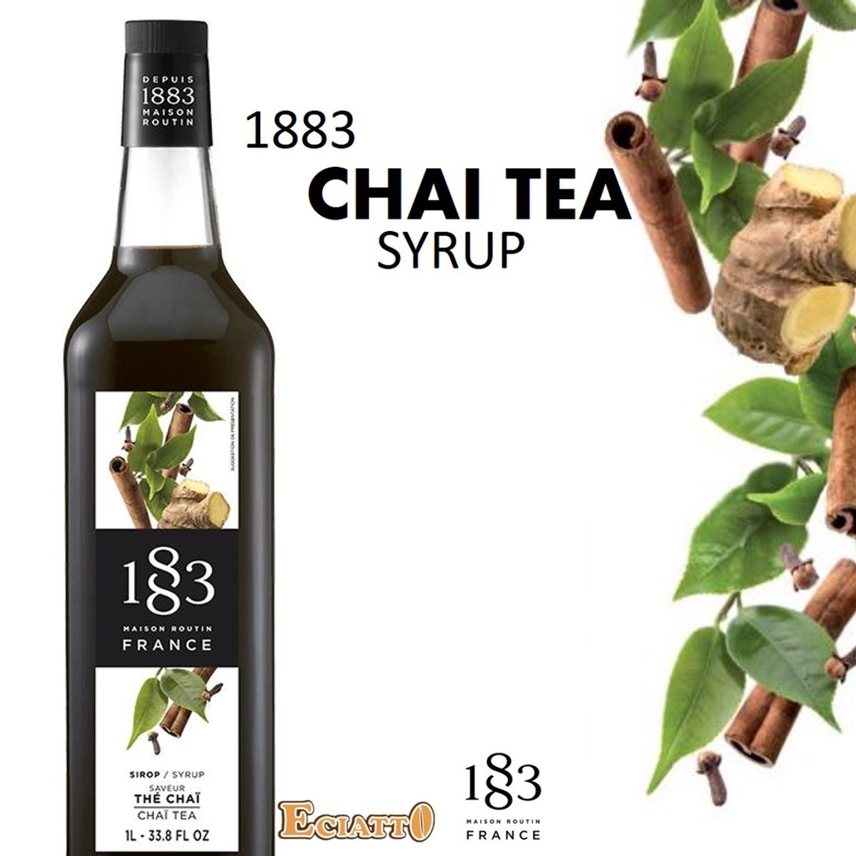 1883 MAISON ROUTIN - Syrup Routin Chai Tea 1000 Ml