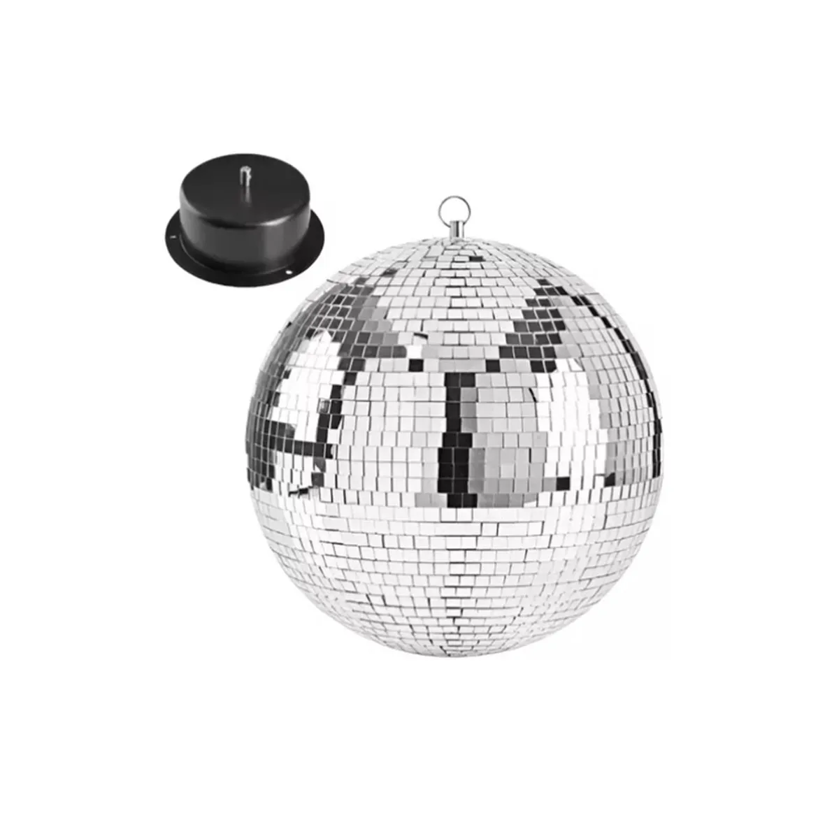 MUNDO MAGIA - Bola De Disco Espejo 40 Cm Incluye Motor Giratorio